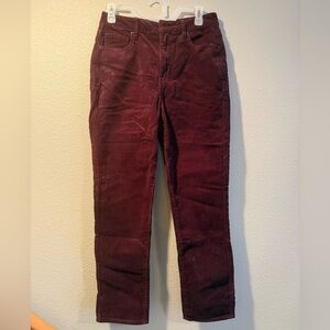 NEVER WORN PacSun Women's Corduroy Jeans - Deep Red